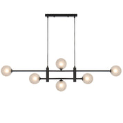 TYSON 6 LIGHT PENDANT BLACK