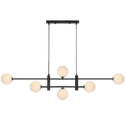 TYSON 6 LIGHT PENDANT BLACK