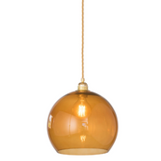 Rowan Pendant Light W280mm Glass Matt Gold