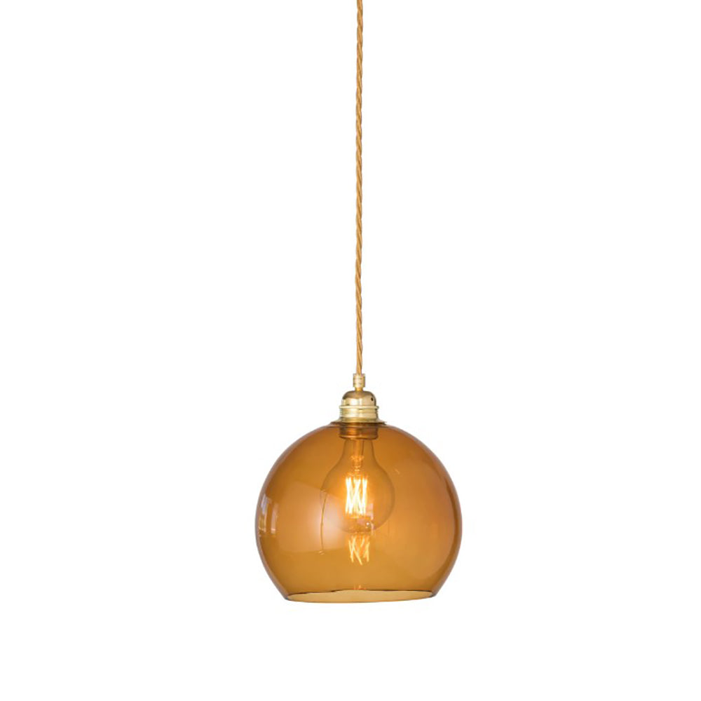 Rowan Pendant Light W220mm Glass Matt Gold