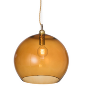 Rowan Pendant Light W390mm Glass Matt Gold