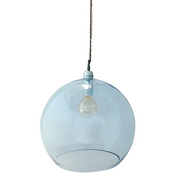 Rowan Pendant Light W390mm Glass Matt Silver