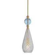 Smykke Pendant Light W125mm Check Clear Glass