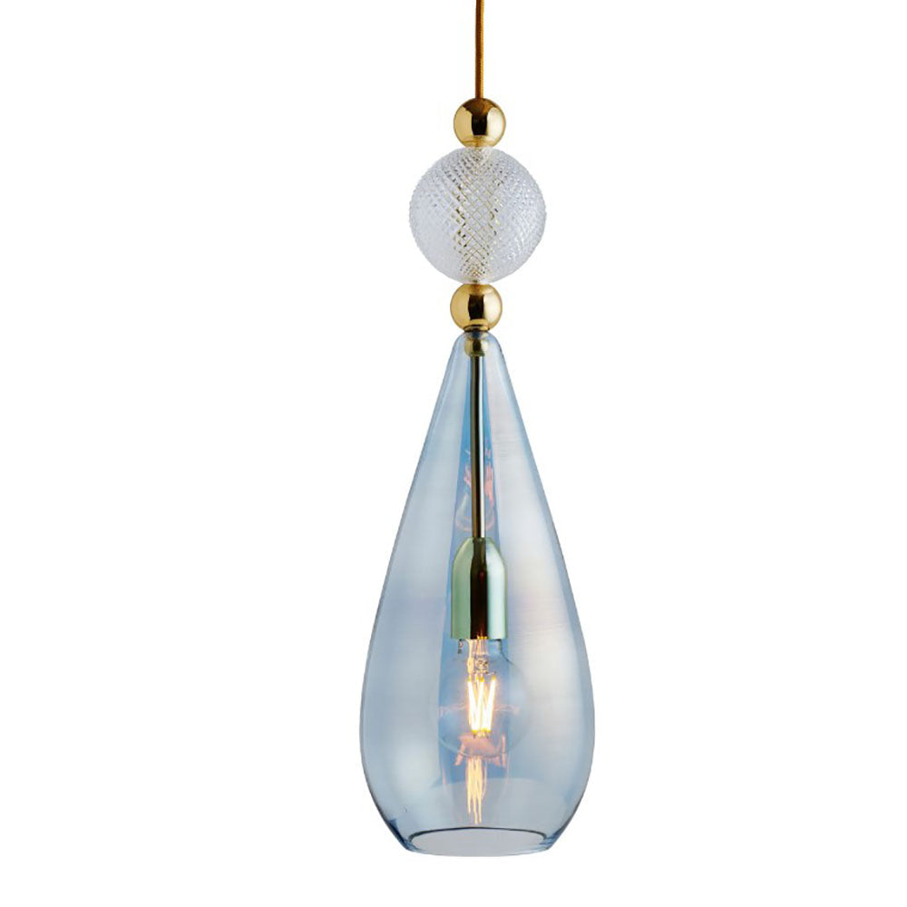 Smykke Pendant Light W180mm Glass Check Ball
