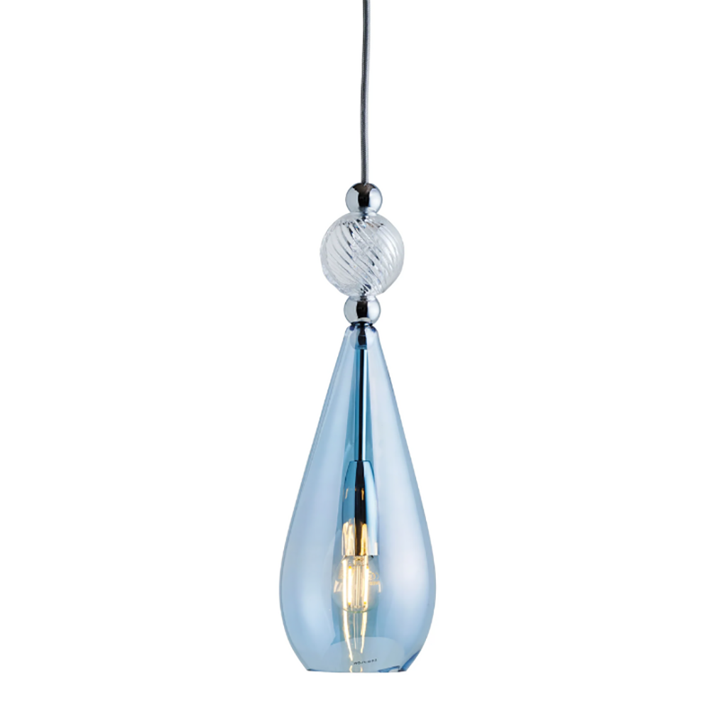 Smykke Pendant Light W125mm Glass Swirl Ball