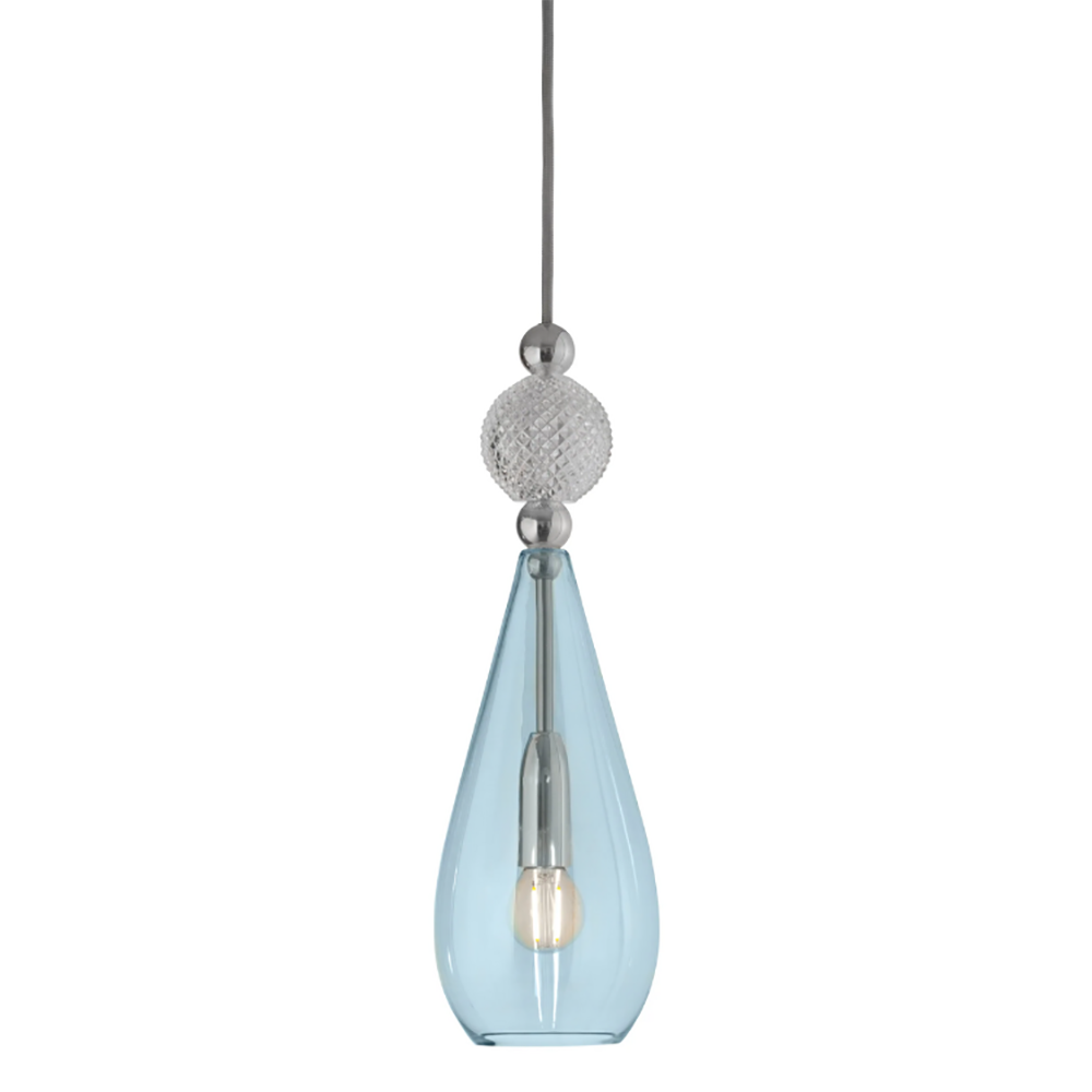 Smykke Pendant Light W125mm Glass Check Ball