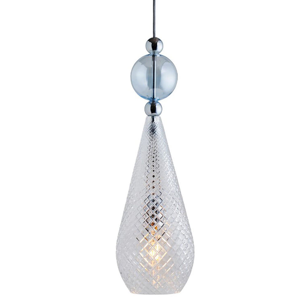 Smykke Pendant Light W180mm Check Clear Glass