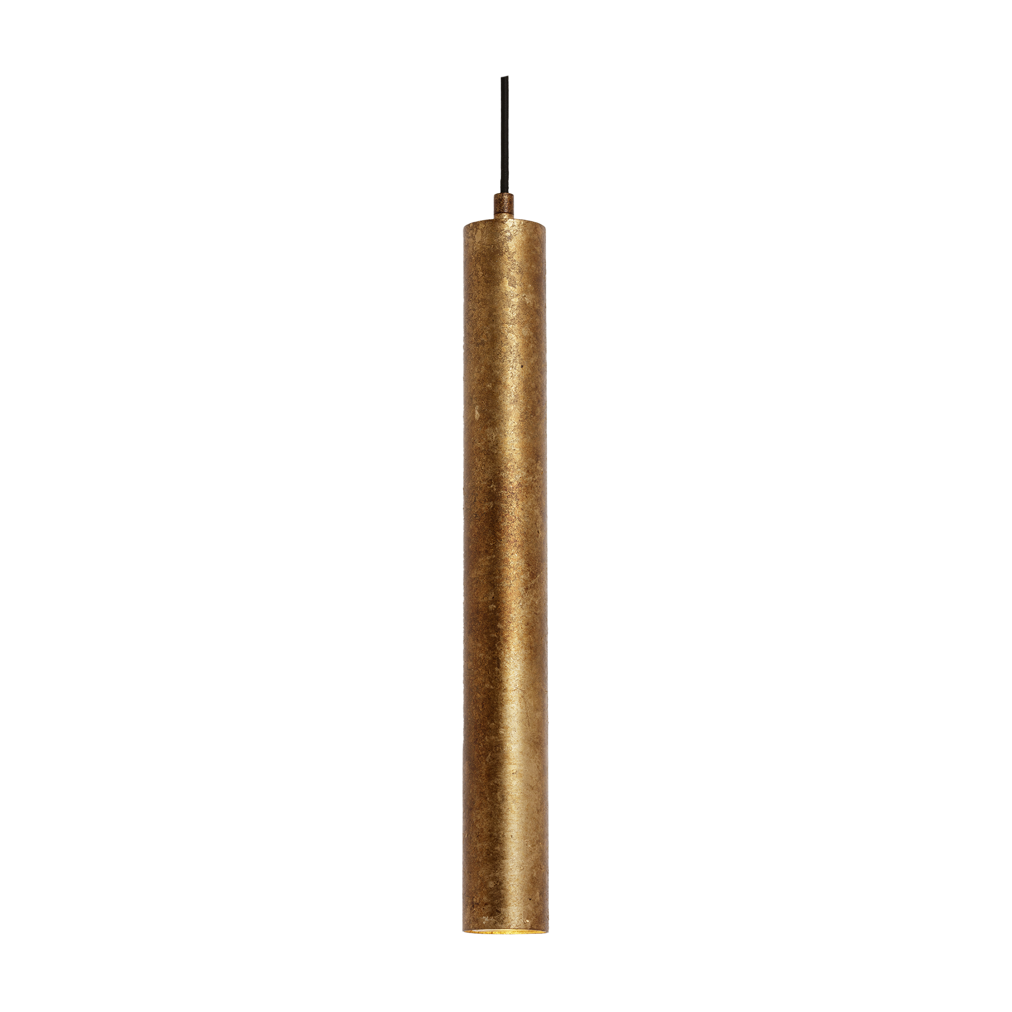 Toress Pendant Light Small/Medium/Large in Acid Copper Wash, Charred, Aged Gold Leaf, Weathered Iron