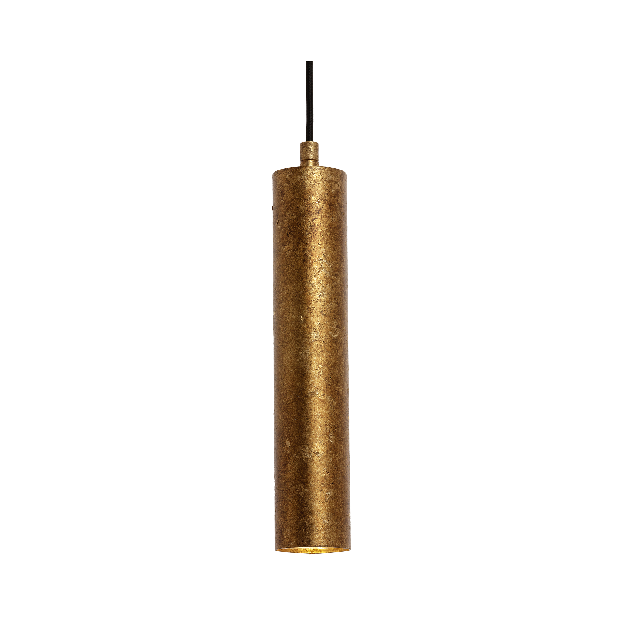 Toress Pendant Light Small/Medium/Large in Acid Copper Wash, Charred, Aged Gold Leaf, Weathered Iron