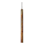 Toress Pendant Light Small/Medium/Large in Acid Copper Wash, Charred, Aged Gold Leaf, Weathered Iron