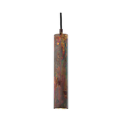 Toress Pendant Light Small/Medium/Large in Acid Copper Wash, Charred, Aged Gold Leaf, Weathered Iron