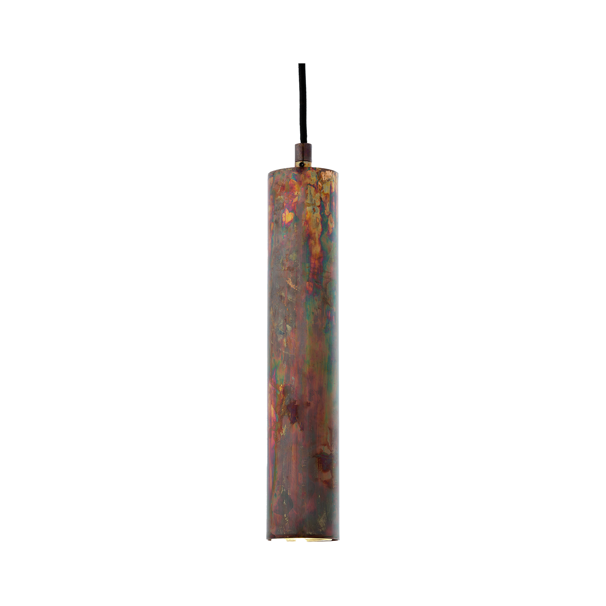 Large in Acid Copper Wash, Charred, Aged Gold Leaf, Weathered Iron