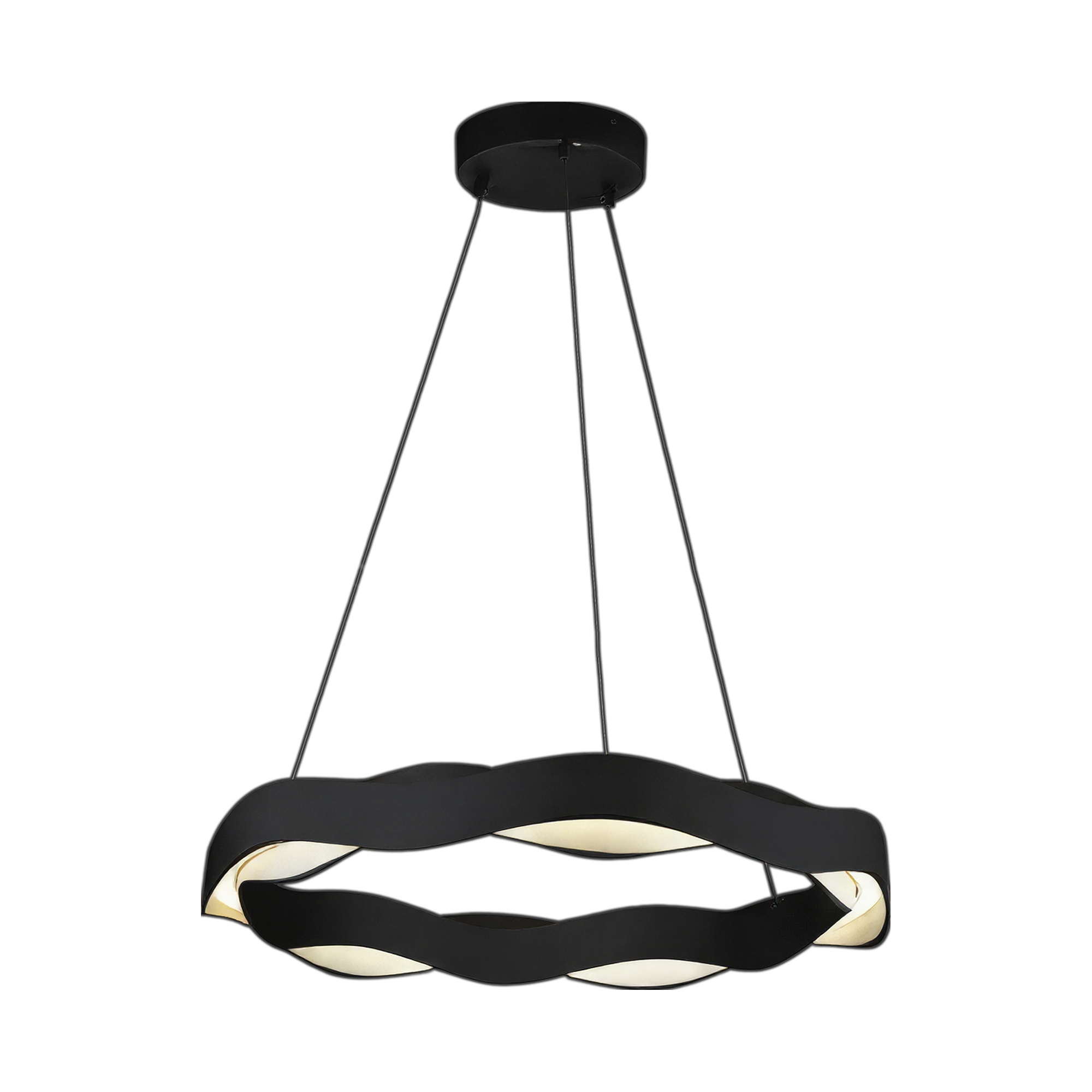 Tribeca LED Pendant Light in Black, Rustic Bronze or White