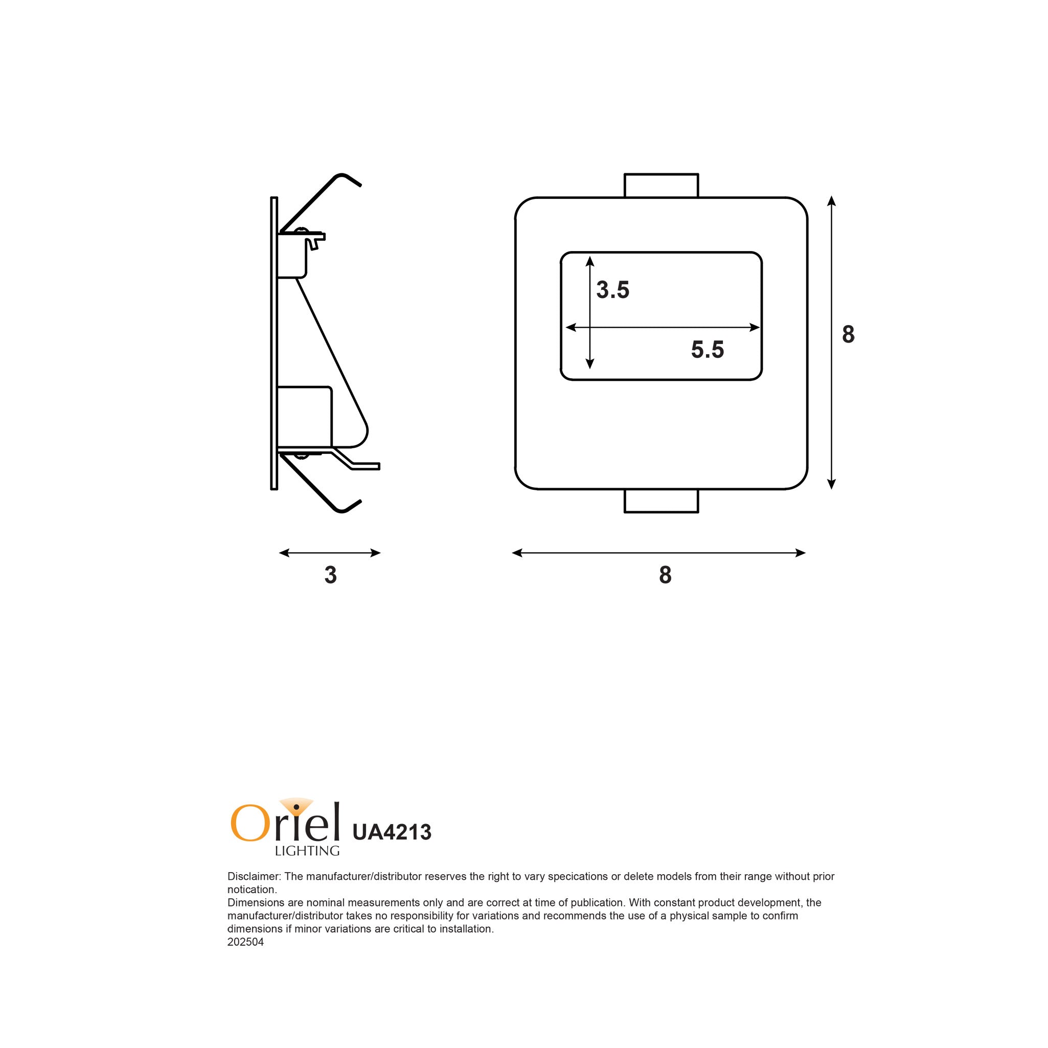 PEKO.3 TRICOLOUR - 3W Tri-Colour Recessed Wall Light