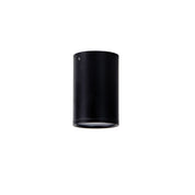 ENTAS BLACK - 9W TriColour LED Surface Mount Canister