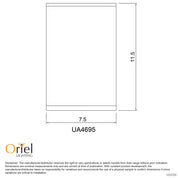 ENTAS BLACK - 9W TriColour LED Surface Mount Canister