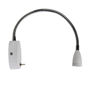 FLEXI WHITE - 3W LED Switched Flexible Wall Light 30cm