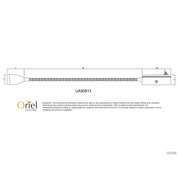 FLEXI BLACK - 3W LED Switched Flexible Wall Light 30cm