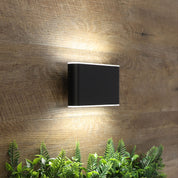 WASH 2X6 BLACK - Up/Down LED Wall Washer