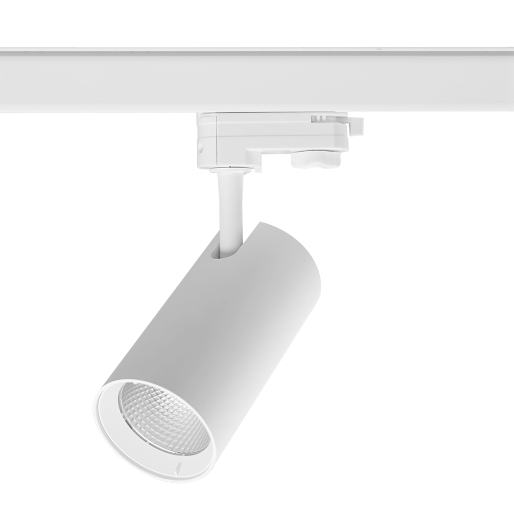 Unitrek Three Circuit Track Head W70mm White Polyamide 3CCT