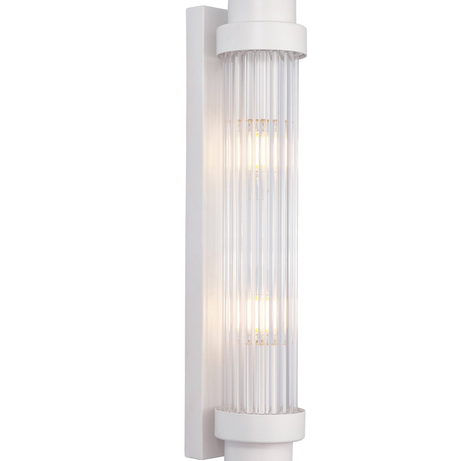 Down Clear Glass Rod Wall Lights