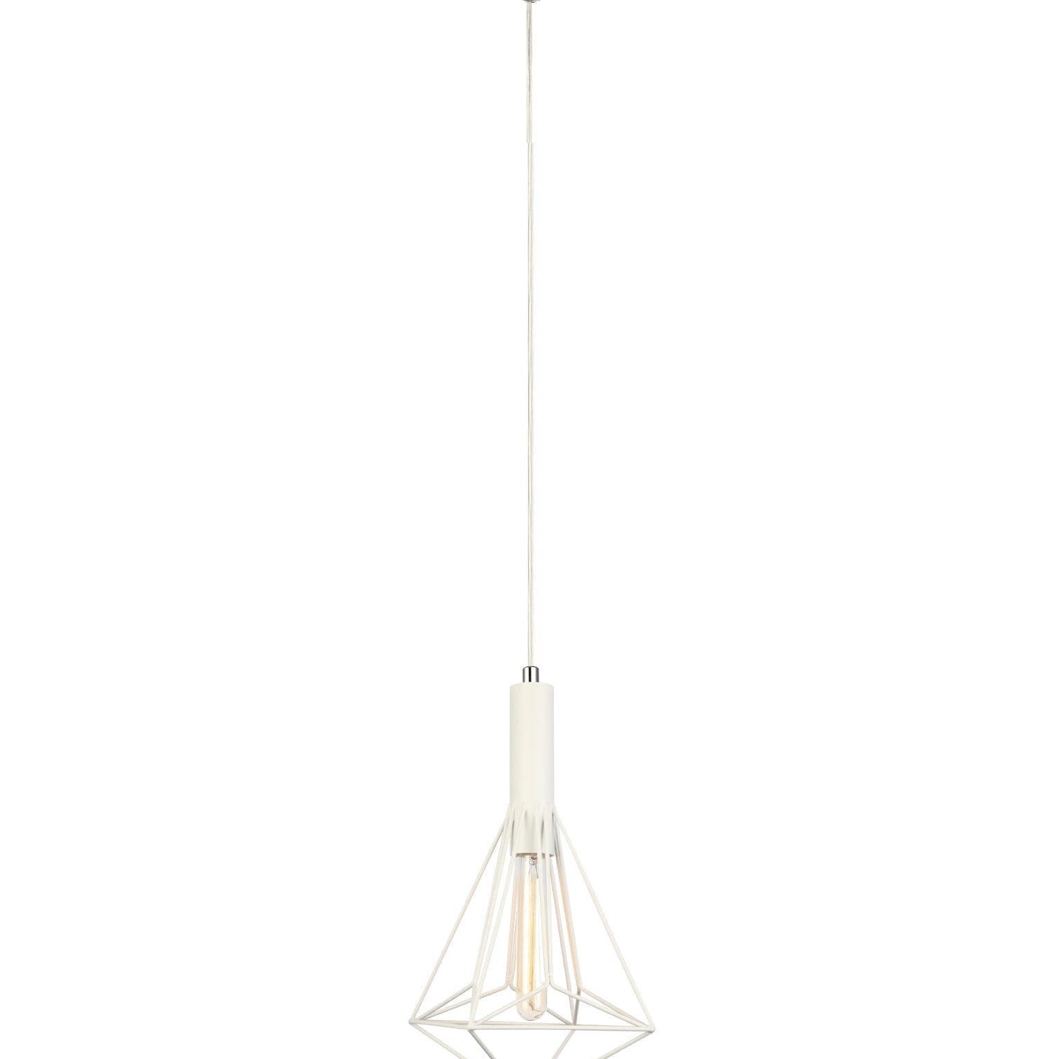 BLACKBAND & WHITEBAND: Diamond Shape Bird Cage Pendant Lights