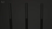 Havit Lighting Drique Aluminium Black CCT 5 Light LED Bollard Spike Light Kit