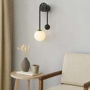 FELTON ARM WALL LIGHT BLACK