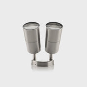 Havit Lighting Fortis Stainless Steel TRI Colour Double Adjustable Wall Pillar Light