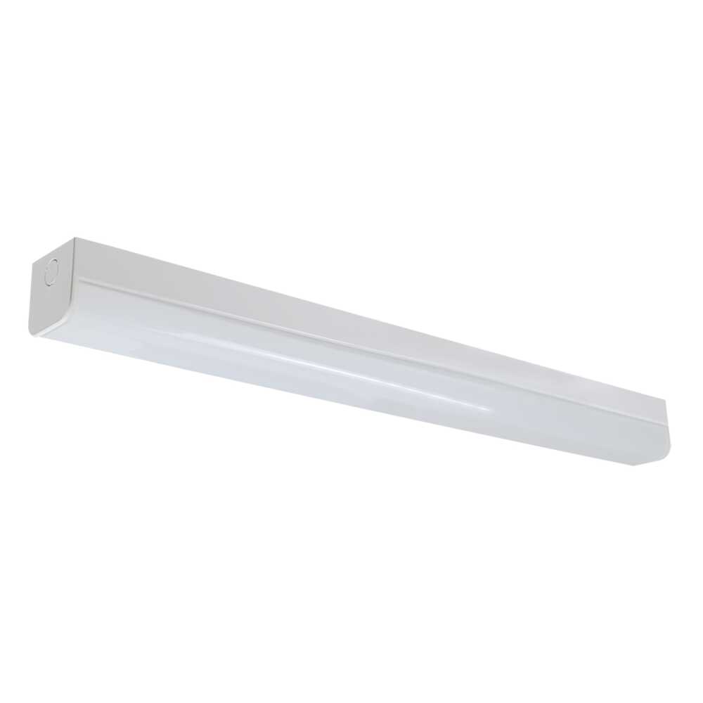 Ecoline LED Batten Light L600mm 20W White Steel 3CCT