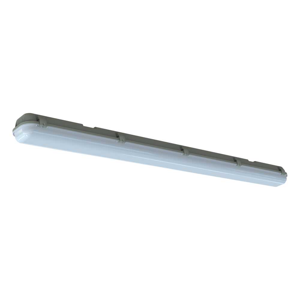 Sol-Eco LED Batten Light Multiple L1253mm Grey Polycarbonate 3CCT