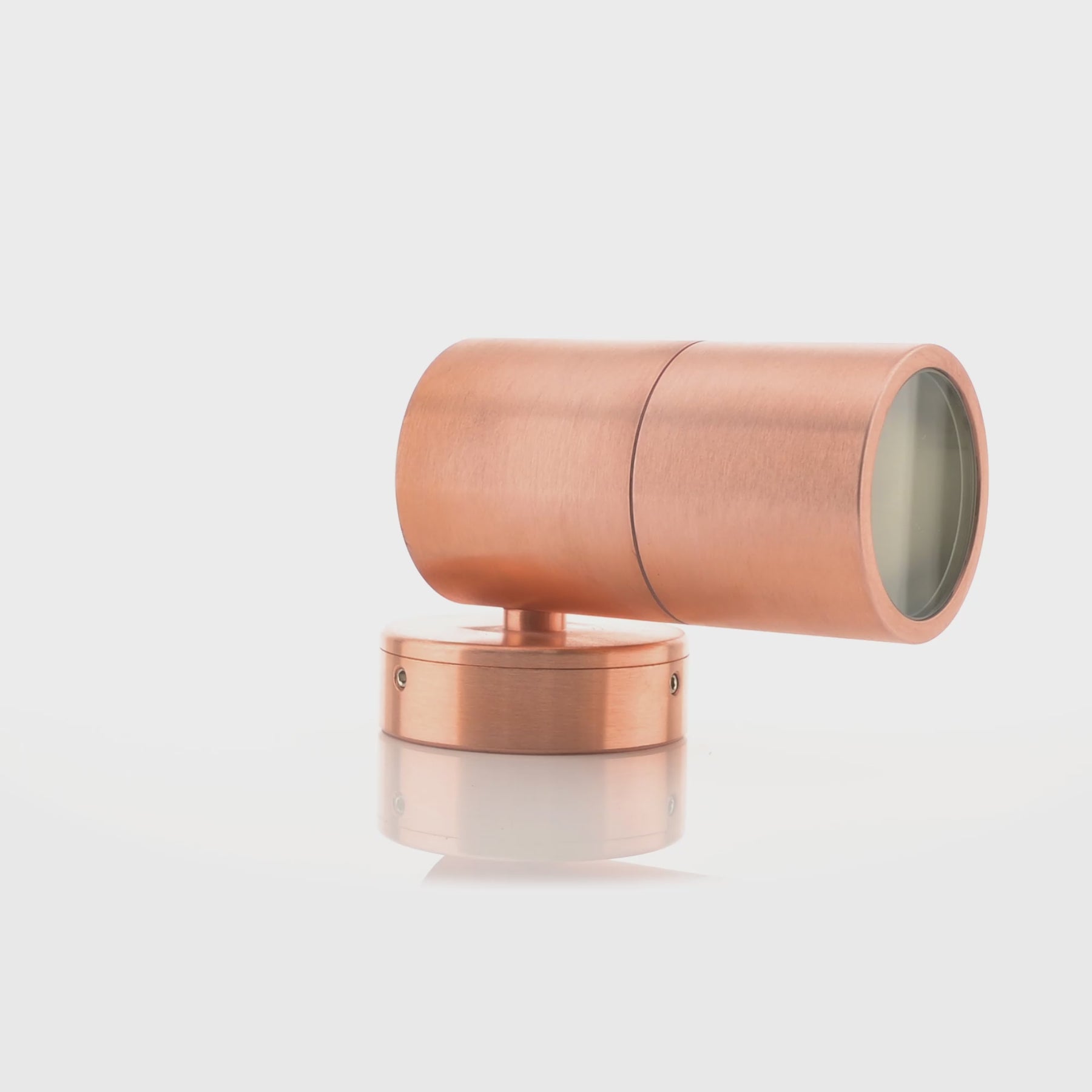 Havit Lighting Tivah Solid Copper TRI Colour Fixed Down Wall Pillar Lights