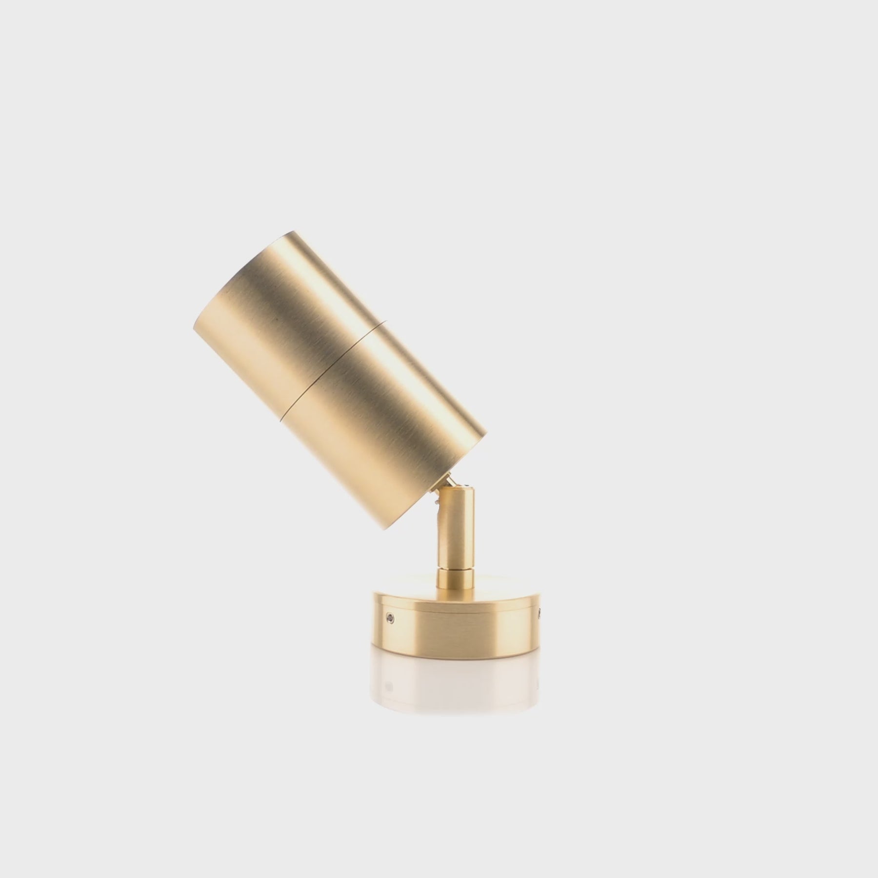 Havit Lighting Tivah Solid Brass TRI Colour Single Adjustable Wall Pillar Lights