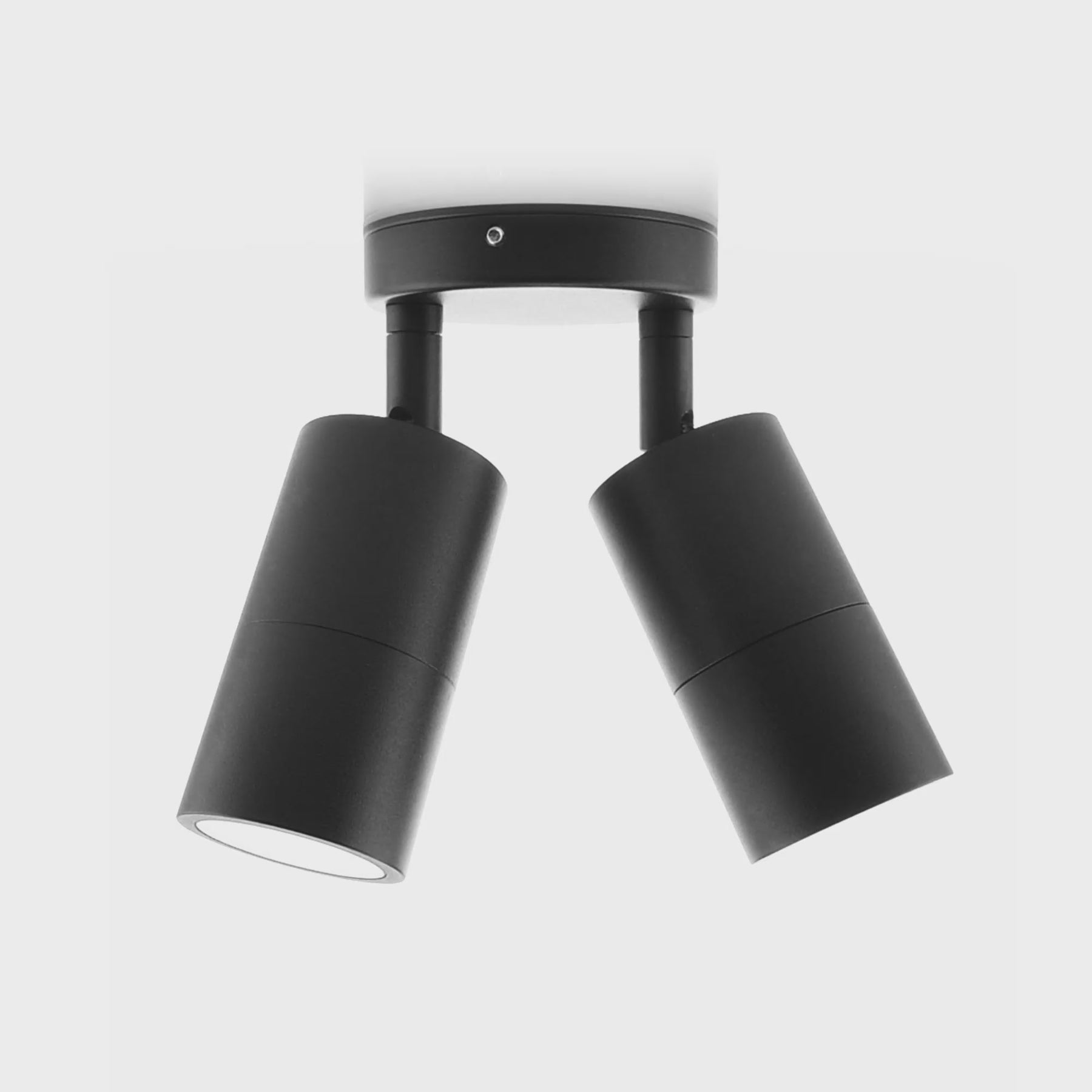 Havit Lighting Tivah Black TRI Colour Double Adjustable Wall Pillar Lights