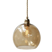Rowan Pendant Light W220mm Glass Matt Gold