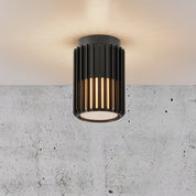 Aludra Ceiling Light in Aluminium, Black or Brown Metallic