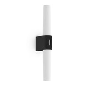 Helva Double Basic Indoor LED Wall Light 9w in Black, White or Wood Foil