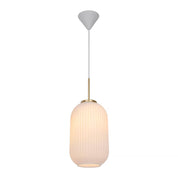 Milford 20 Pendant Light in Brass or White