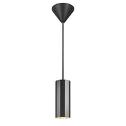 Alanis Pendant Light in Black, Brass