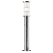 Linton Bollard Light in Galvanized, Brass