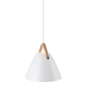 Strap 27 Pendant Light in Opal, White, Black or Beige