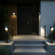 Pontio Bollard Light in White, Black, Sanded or Galvanized