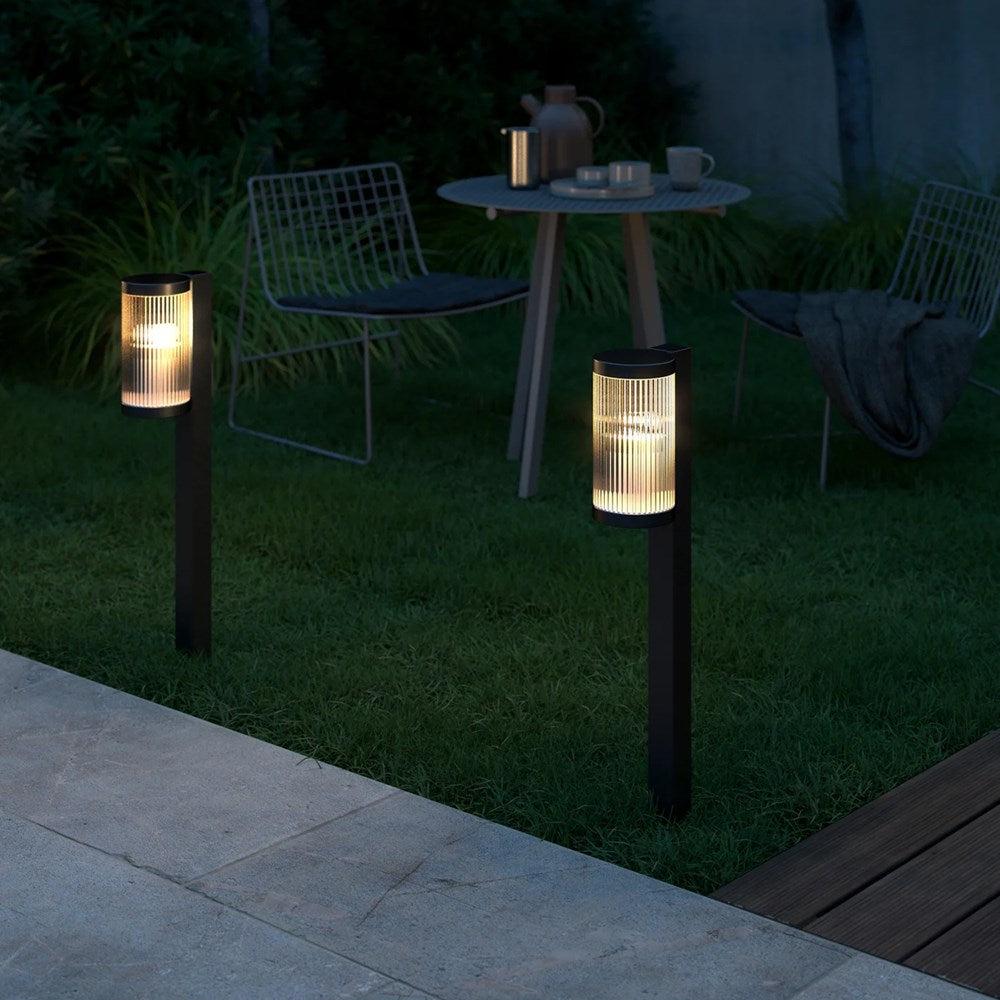 Coupar Garden Bollard Light in Black, Sanded, White
