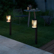 Coupar Garden Bollard Light in Black, Sanded, White