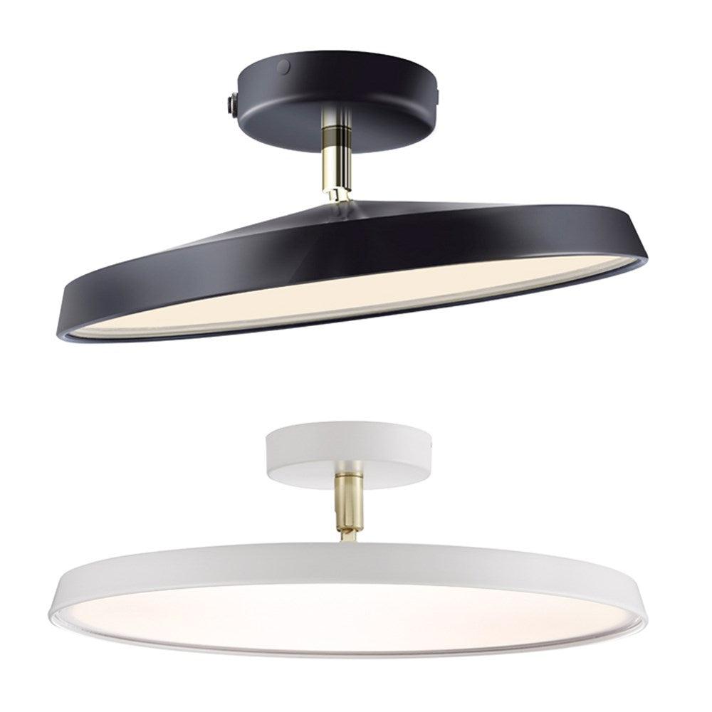 Kaito Pro 40 LED Ceiling Light ø400mm in White or Black