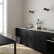 Stay Short Indoor Wall Light in Black or Grey