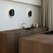 Spargo Indoor Wall Light in Black/Brass or White/Brass