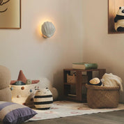 Konchi Indoor Wall Light in White, Green