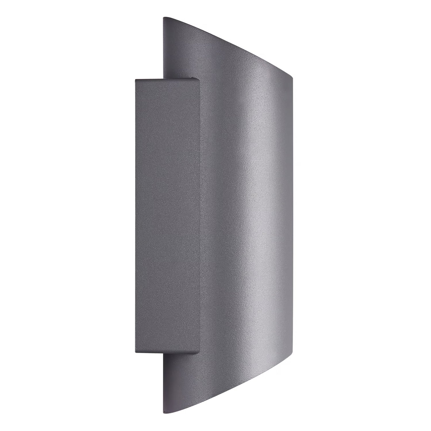 Nico Round 22 Outdoor Up/Down Wall Light in Anthracite, Black or Rusty