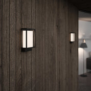Nestor Outdoor LED Wall Light with or without Sensor in Black